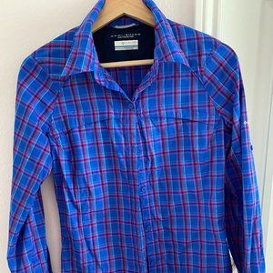 Lightweight Columbia Plaid Omni-Shade Shirt